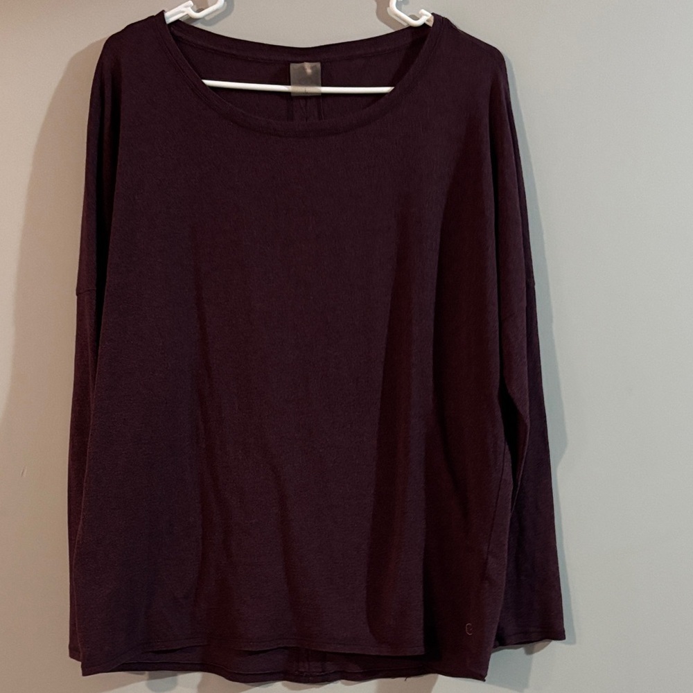 CALIA by Carrie Underwood Long Sleeve Tee in Plum